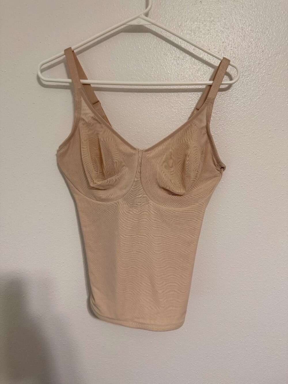 Miraclesuit Shapewear Tank Extra Firm Control Underwire Beige Womans 40D